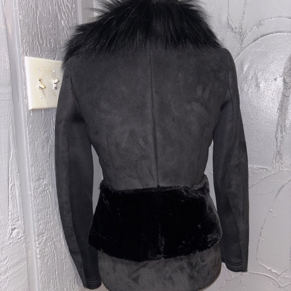 Pamela Dennis faux Fur jacket short coat Size M - Picture 2 of 8